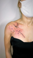 Tatouage Cerisier Japonais